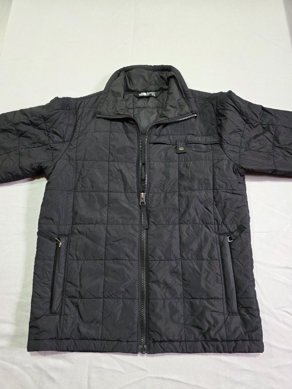 The North Face Boy's Black Quilted Puffer Jacket 10-12